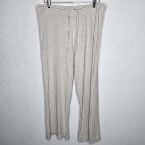 Barefoot Dreams Cream Straight Leg Pants